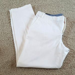 Banana Republic white chino pants